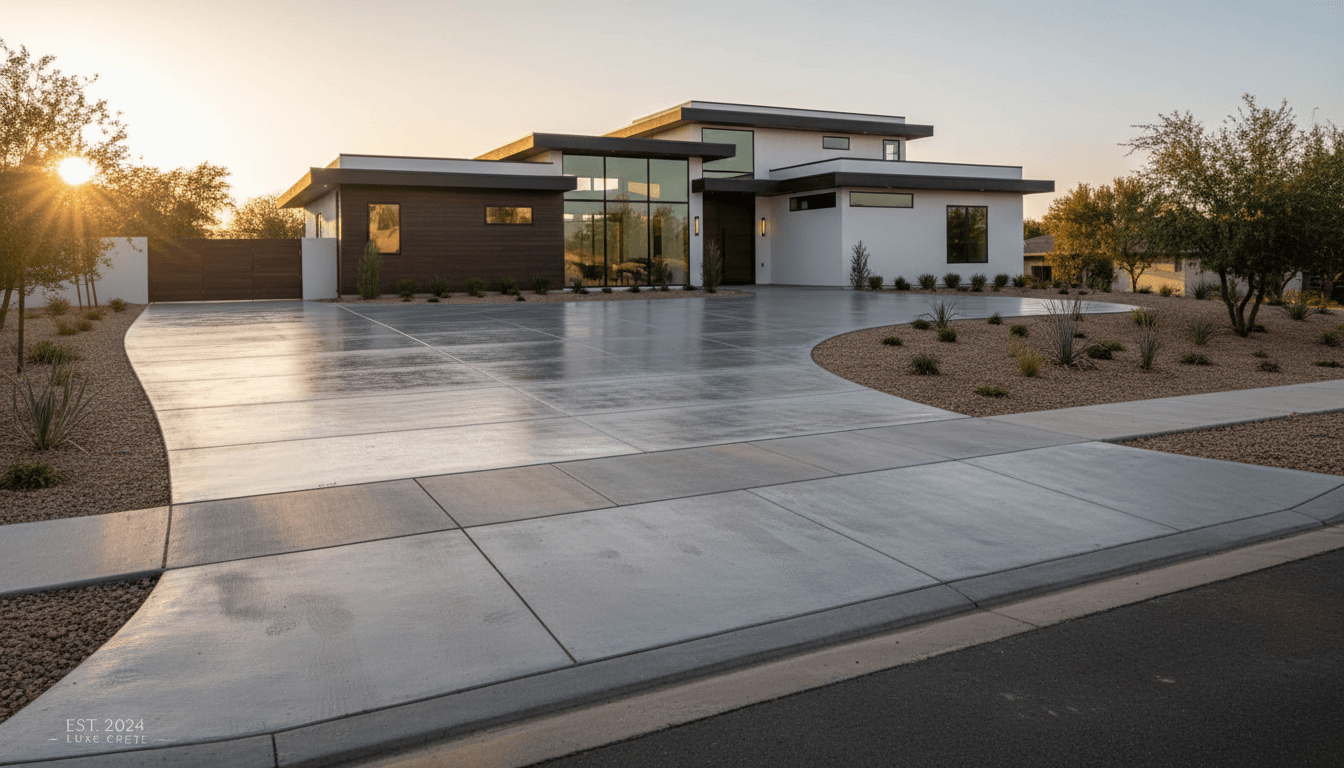 Professional concrete driveway installation by XDL Concrete